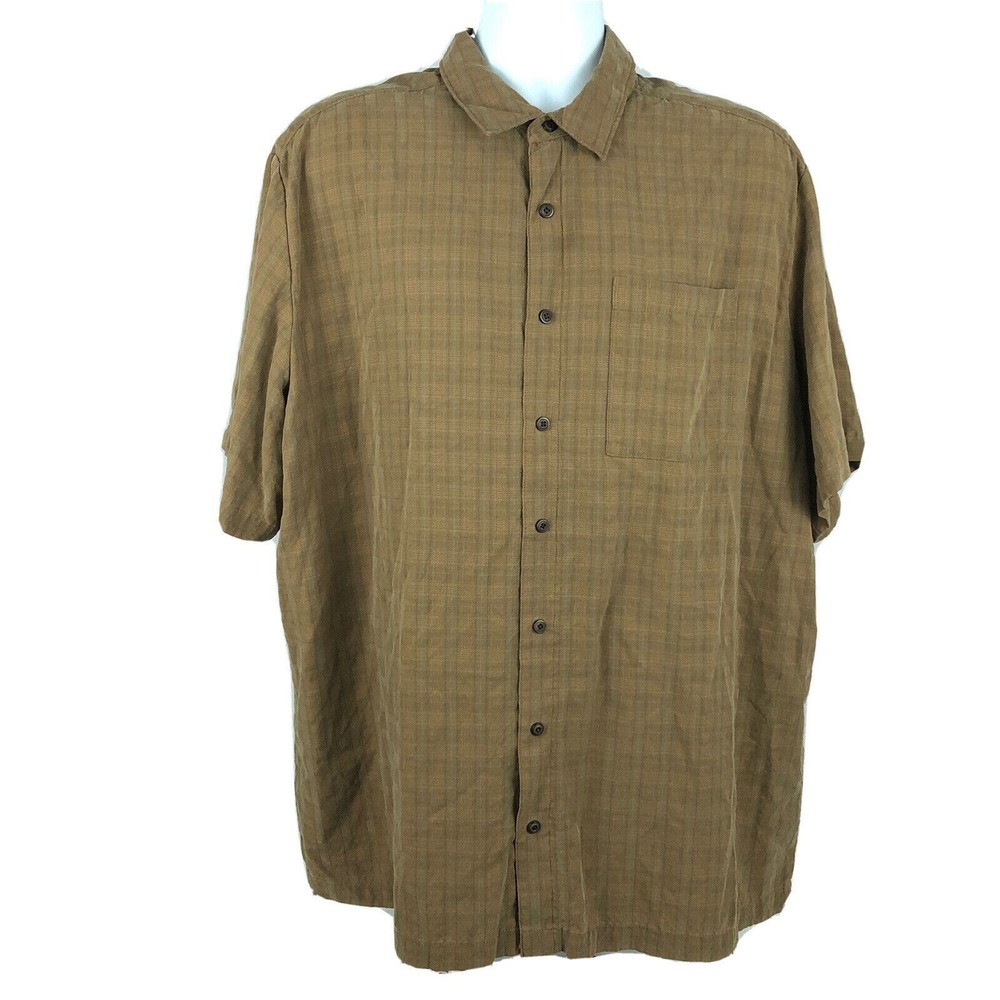 5.11 Tactical Button Up Shirt Hidden Concealed Carry Pocket‎ Plaid Collared XL
